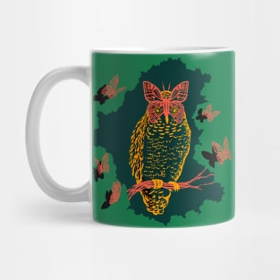 Imposter Owl and Butterflies Mug